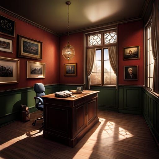 Hyperrealistic Old Russian Doctor's Office