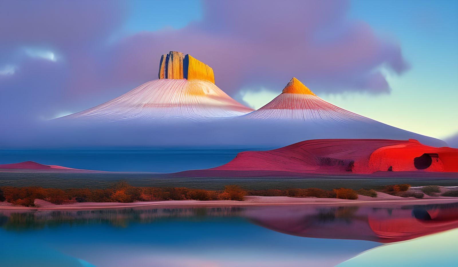 Dreamy Abstract Painting with Light Dust