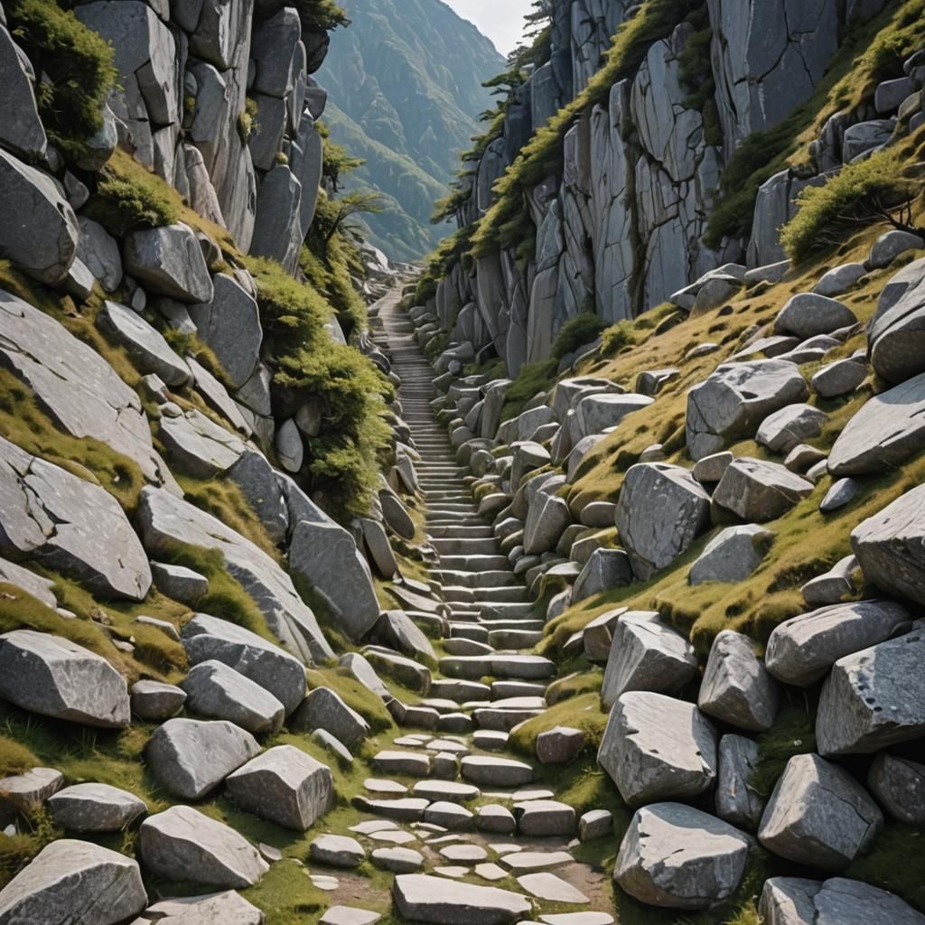 Mountain Path to Heaven
