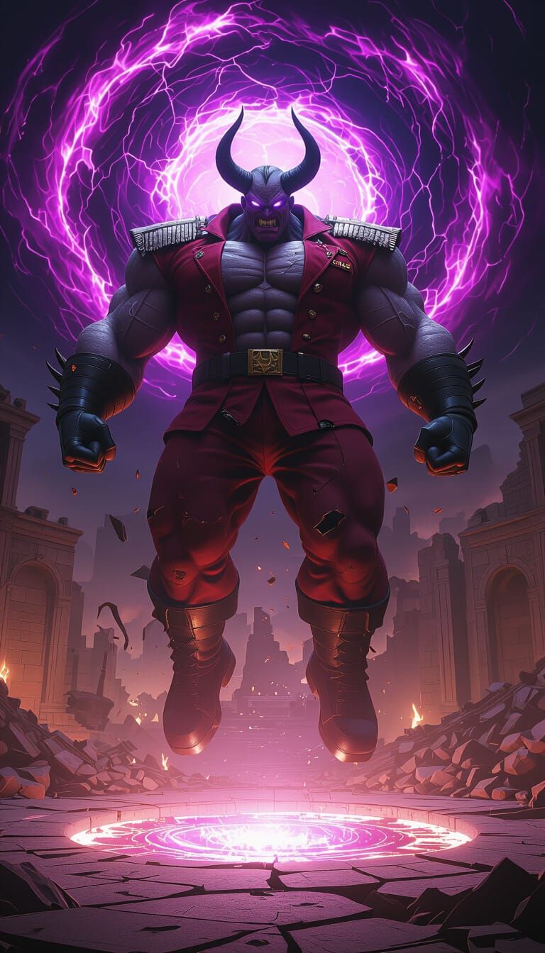 Gigantic M. Bison Tyrant Infused with Psycho Power