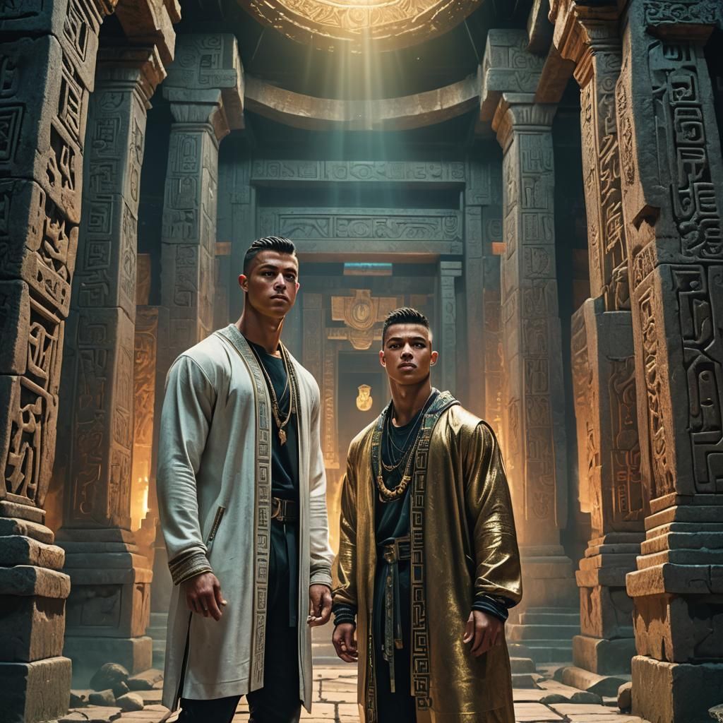 Ronaldo and XXXTENTACION in Mystical Temple