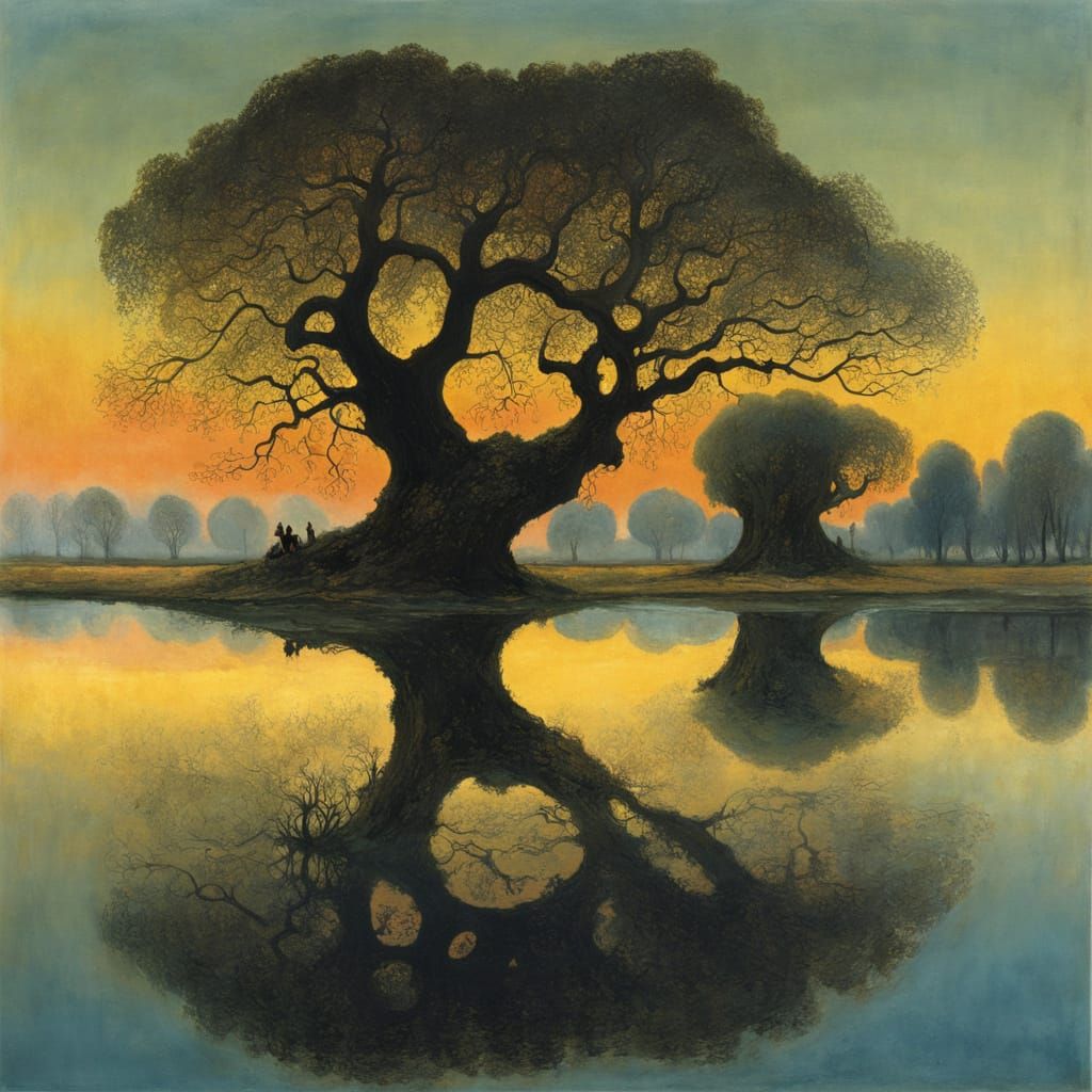 The old oak tree