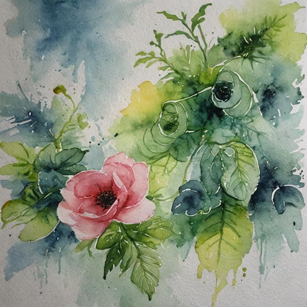 AI Generated Watercolor Image