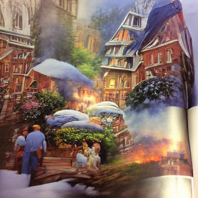 V-Ray Storybook Illustration in Kinkade Style