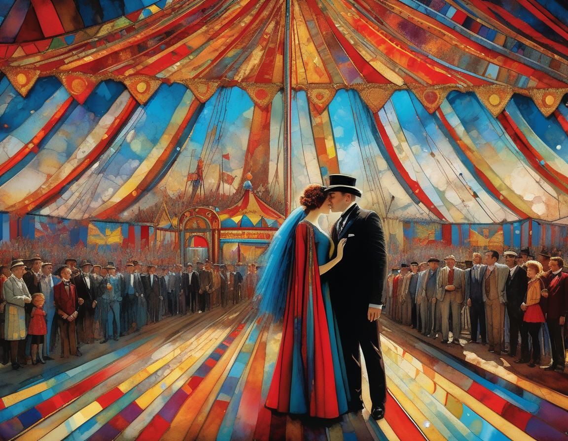 True Love at the Circus: Stained Glass Art Brut