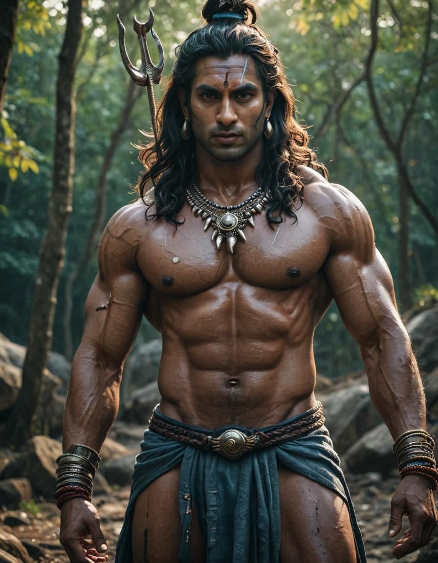 Epic Lord Shiva: A Cinematic Film Still