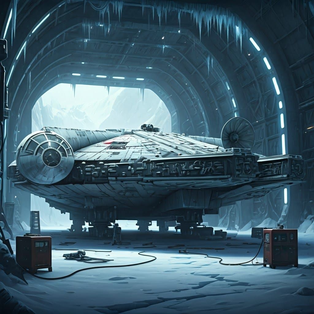 The Millennium Falcon - Echo Base, Hoth