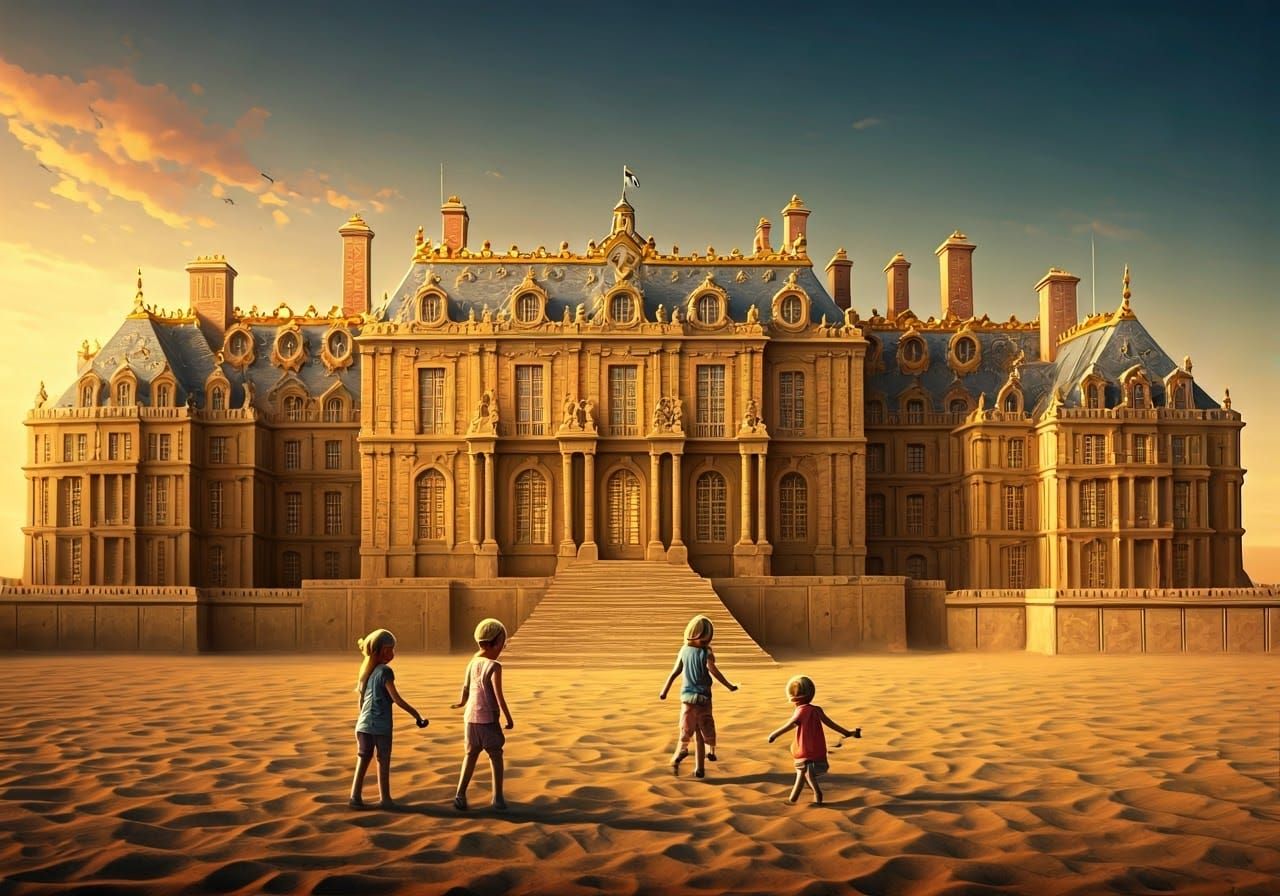 Sand Versailles: Childlike Creativity Meets Architectural Gr...