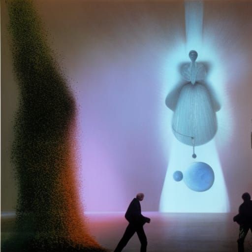 Surreal Discussion in Complementary Monochromatic Colors