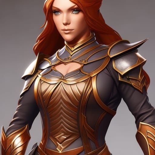 Elven Ranger Portrait in Hyperdetailed Digital Art Style