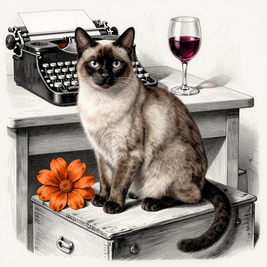 Vintage Siamese