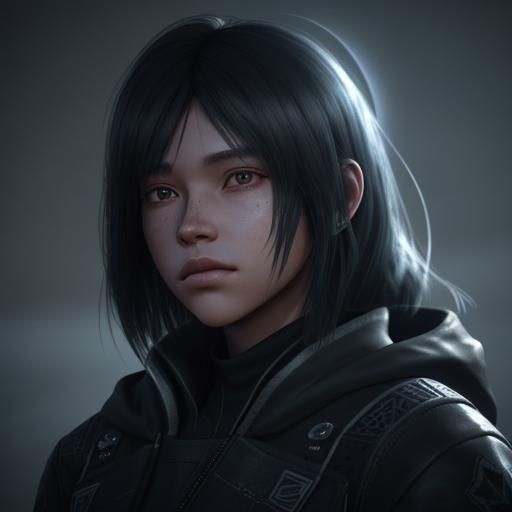 Ethereal Shadow Reaching for a Fading Star