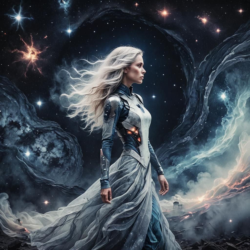 Dramatic Nebula Fog with Cinematic Lighting