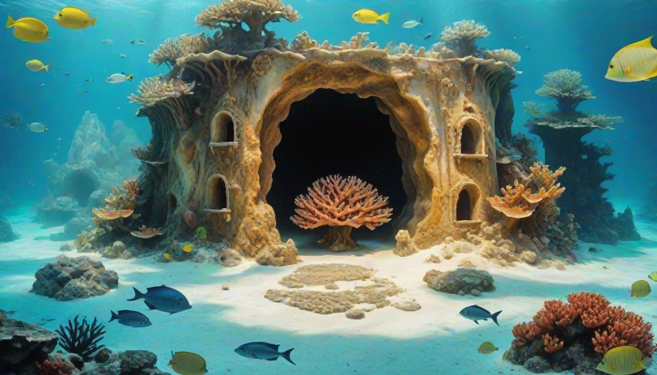 Secret Grottoes Within an Underwater Kingdom