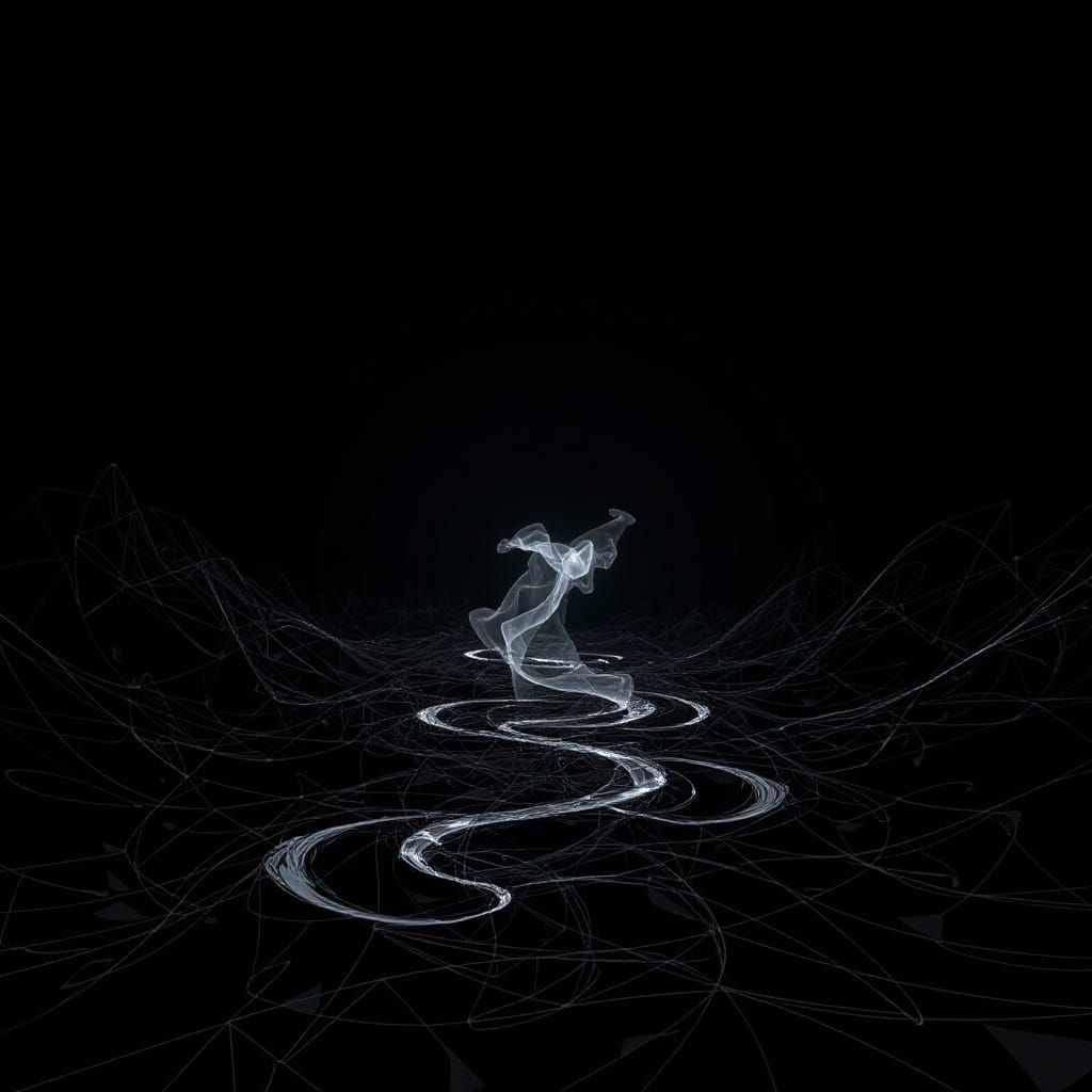 Infinite Blackness in Abstract Vector Fractals