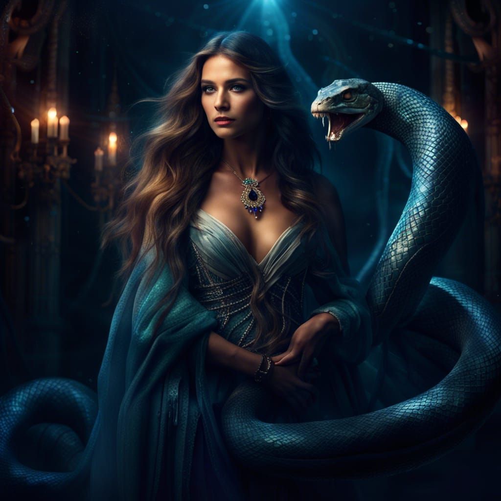 Massive snake close up 3