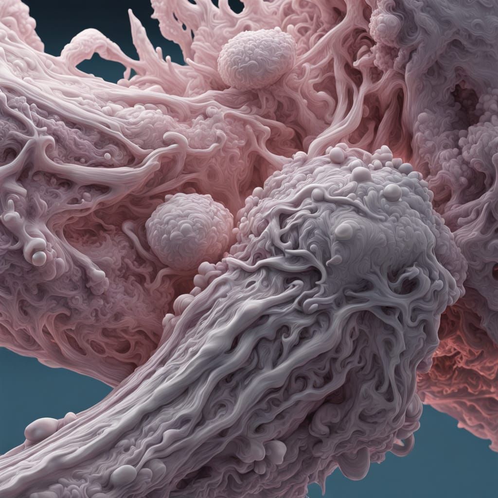 Bioluminescent Sentient Object Drifting Through Cosmos