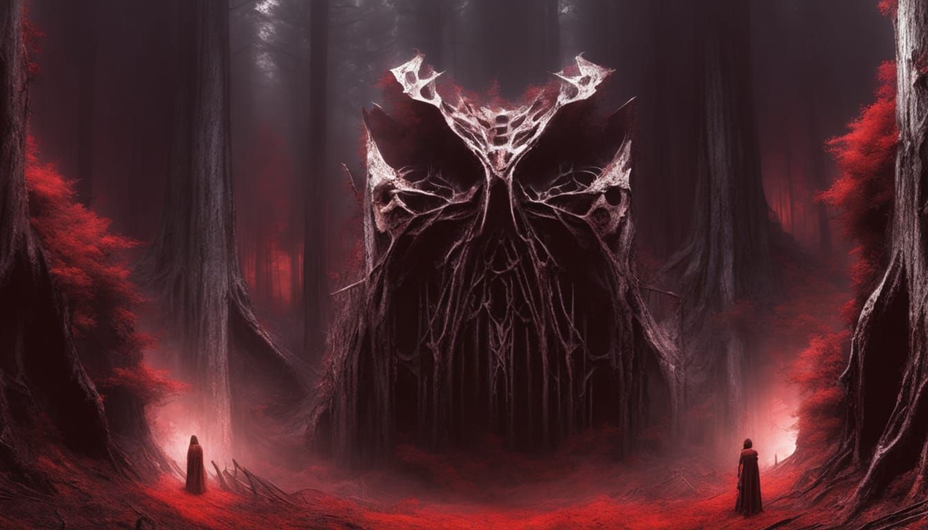 Dystopian Bridge Over Alien Landscape