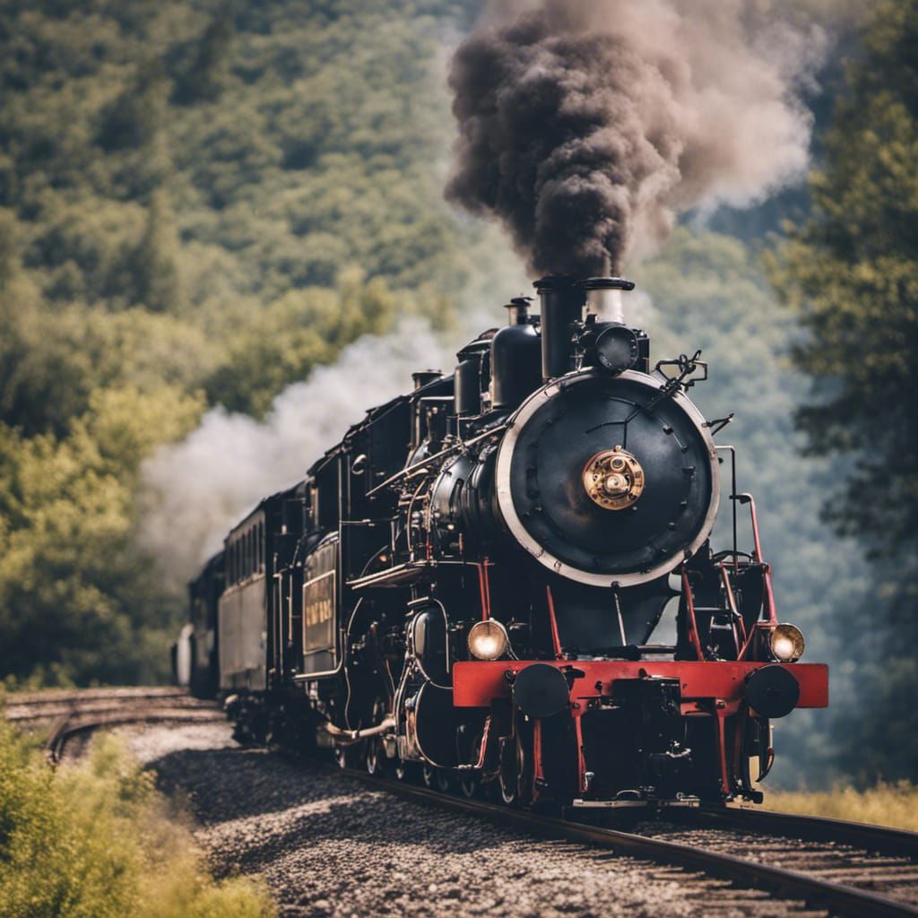Steam Locomotive in the Mountains: Professional Photography