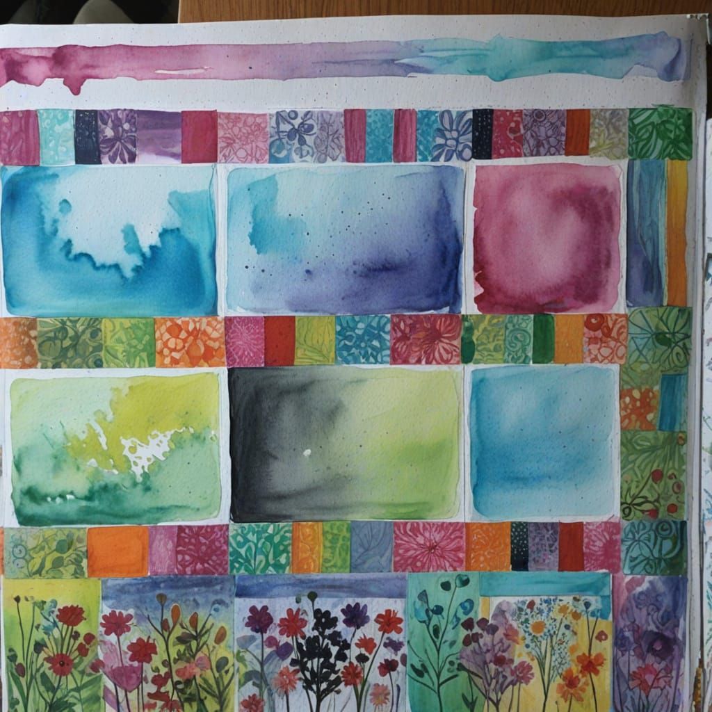 Water colour sampler