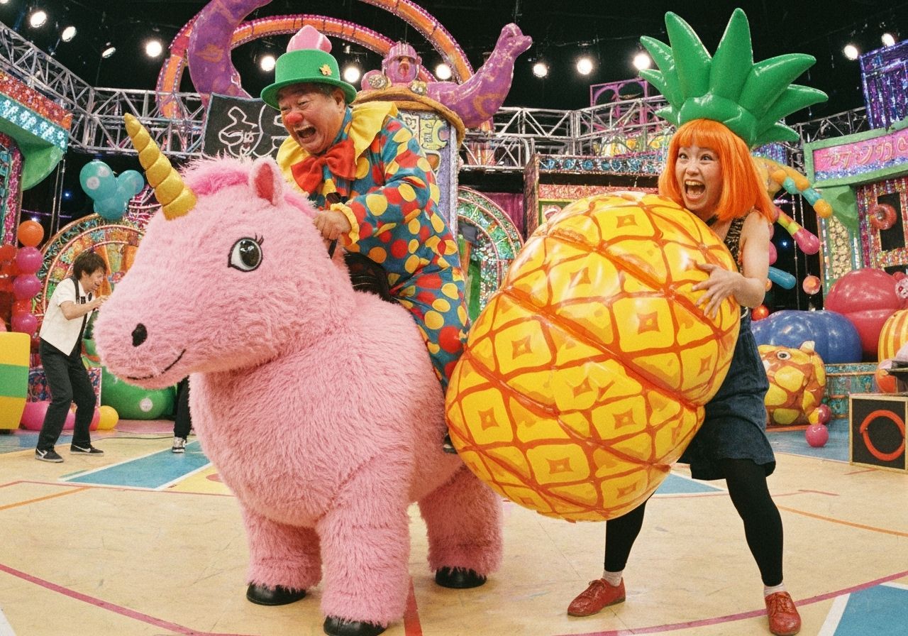 Surreal Japanese Gameshow Photo Still