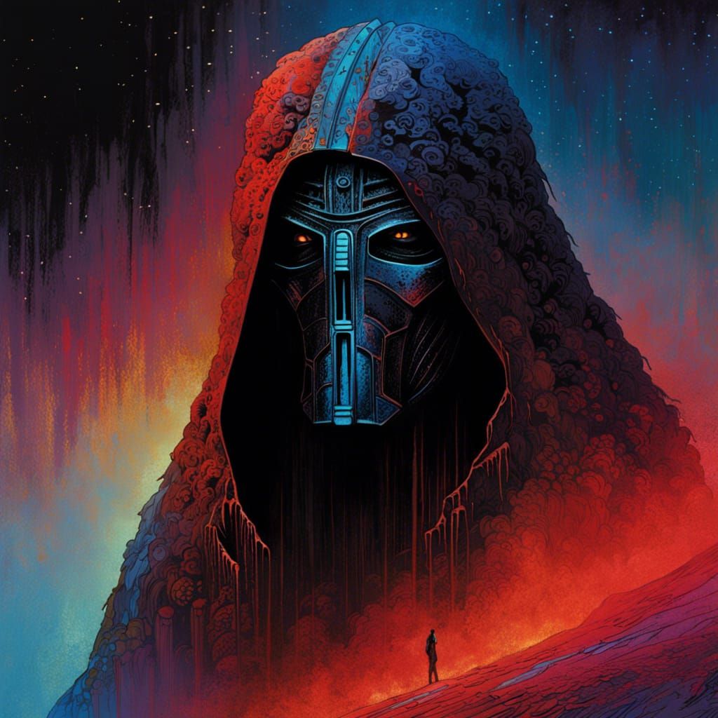 Sith Warrior Portrait in Bleak Colors