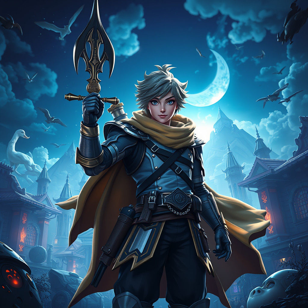 Shoto My Hero Academia: Detailed Matte Painting