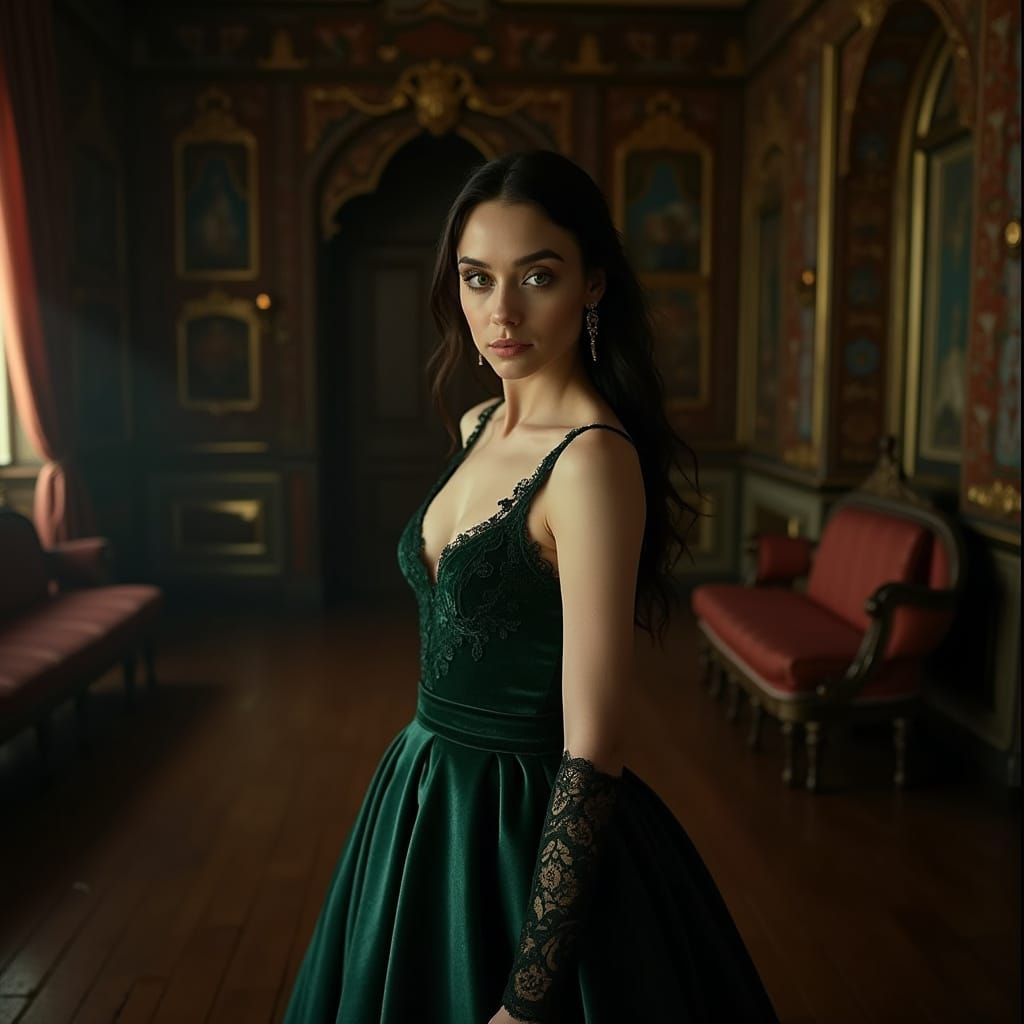 Ethereal Beauty in Velvety Hush