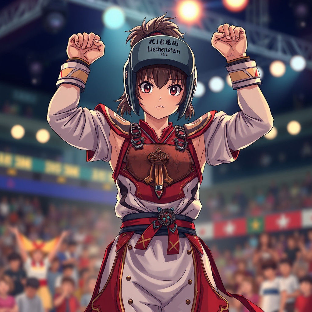 Liechtenstein Athlete Wins Girl Fighting Tournament in Anime...