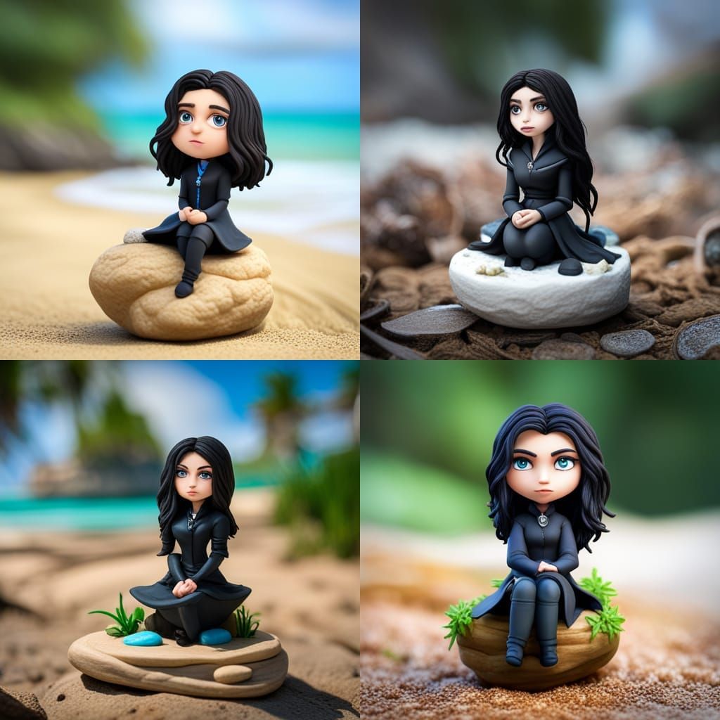 Yennefer of Vengerberg as a Clay Sculpture