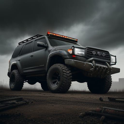 Steel Beast in Turbulent Skies: A Post-Apocalyptic Industria...