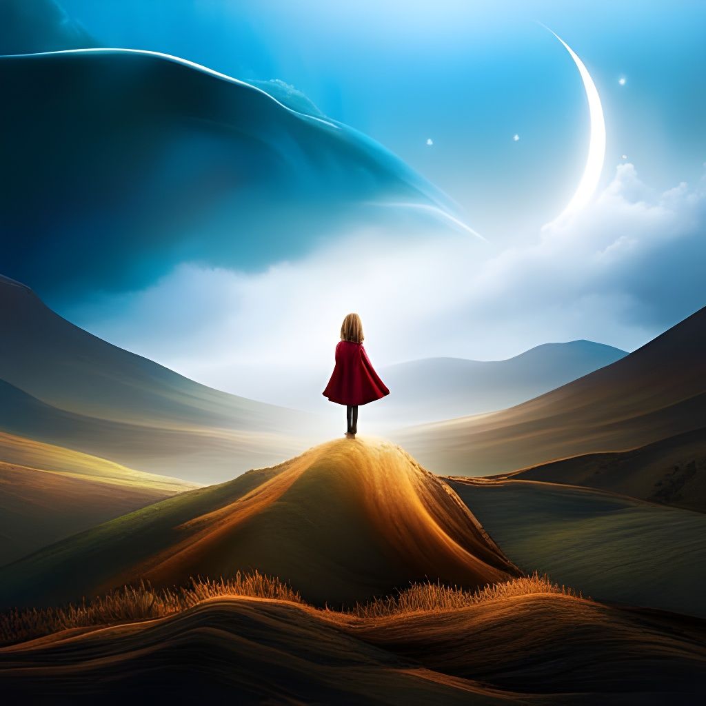 Ethereal Childhood Dreamscape: Surreal Memories