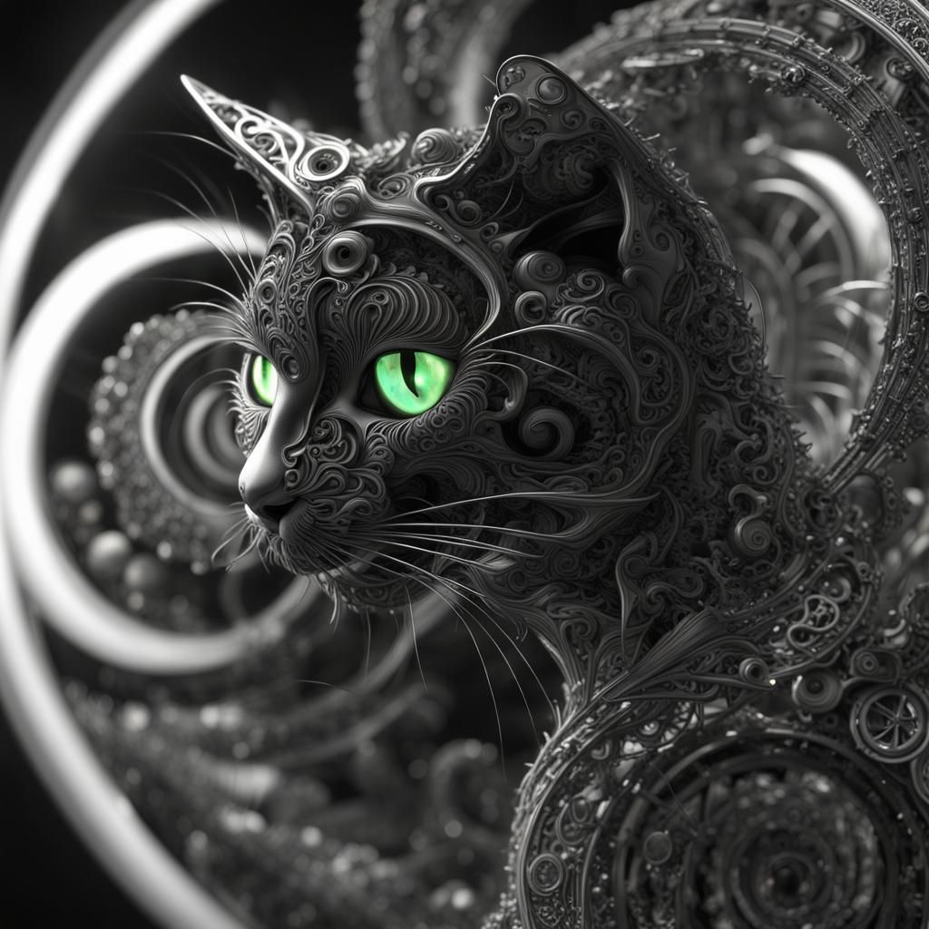 Black Cat Legend's: Glowing Eyes and Intense Vibes