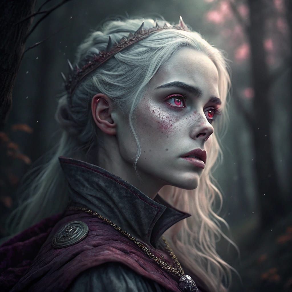 Dramatic Half-Orc Portrait: Cinematic Dark Fantasy