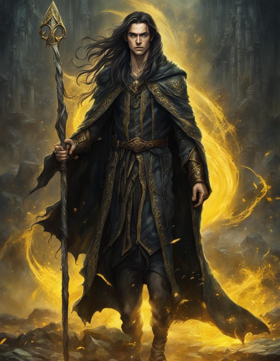 High Elf Sorcerer Concept Art in 8k