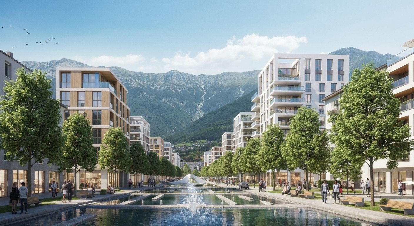 Sustainable Innsbruck City with Modern Social Housing