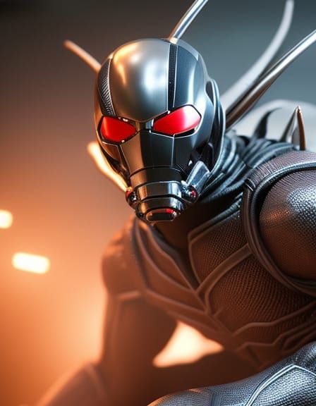 Ant-Man Gollum Xenomorph Hybrid in 3D