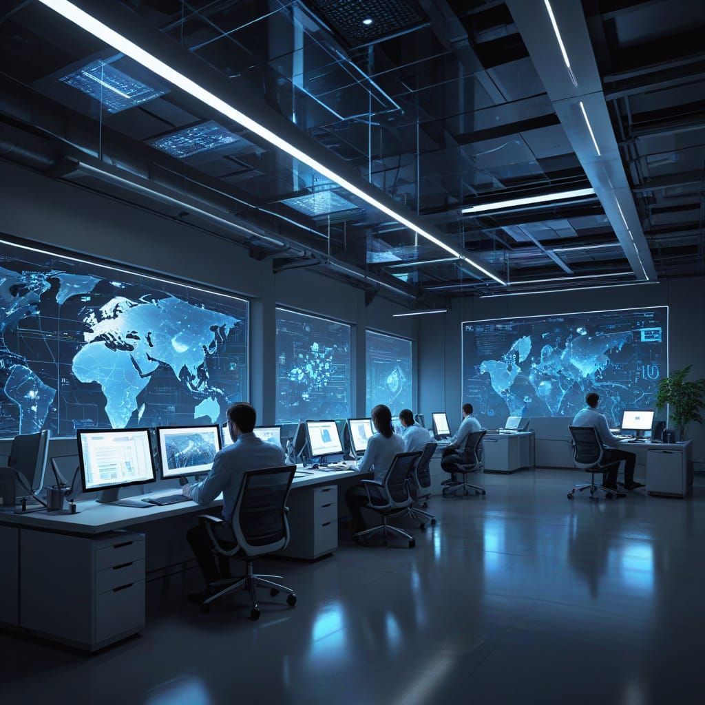 Highly Specialized Work in Modern Office