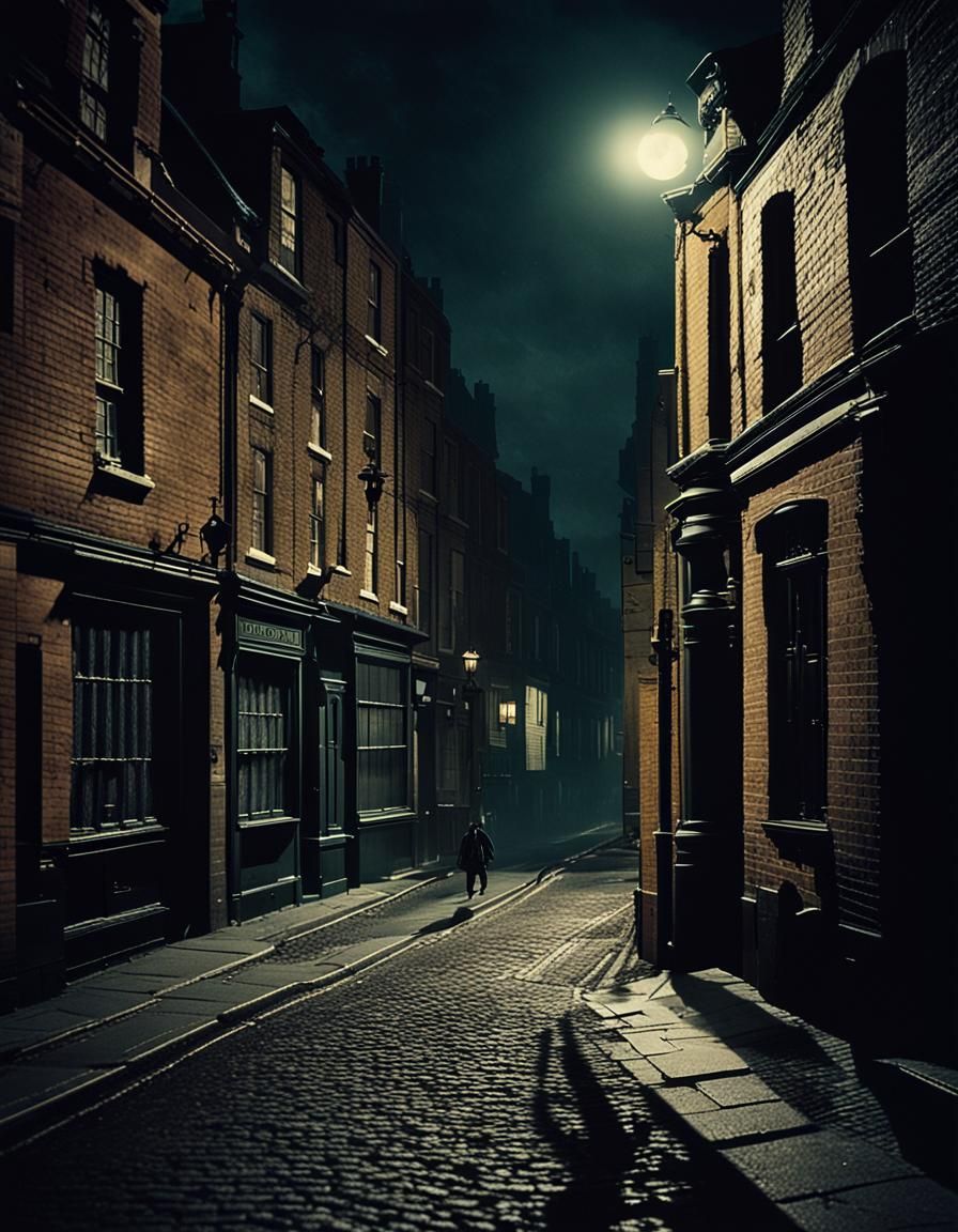 Dark Victorian Street Scene: Jack The Ripper
