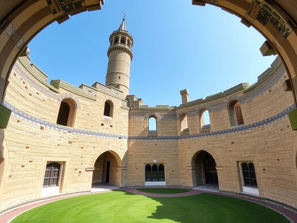 Inside a Grand Medieval English Dovecote