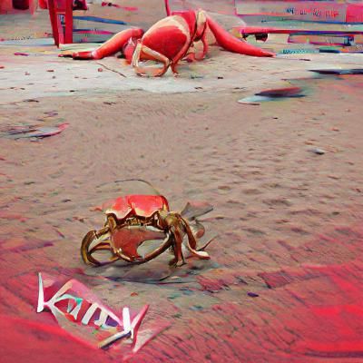 Whimsical Kinky Crab Generated by AI