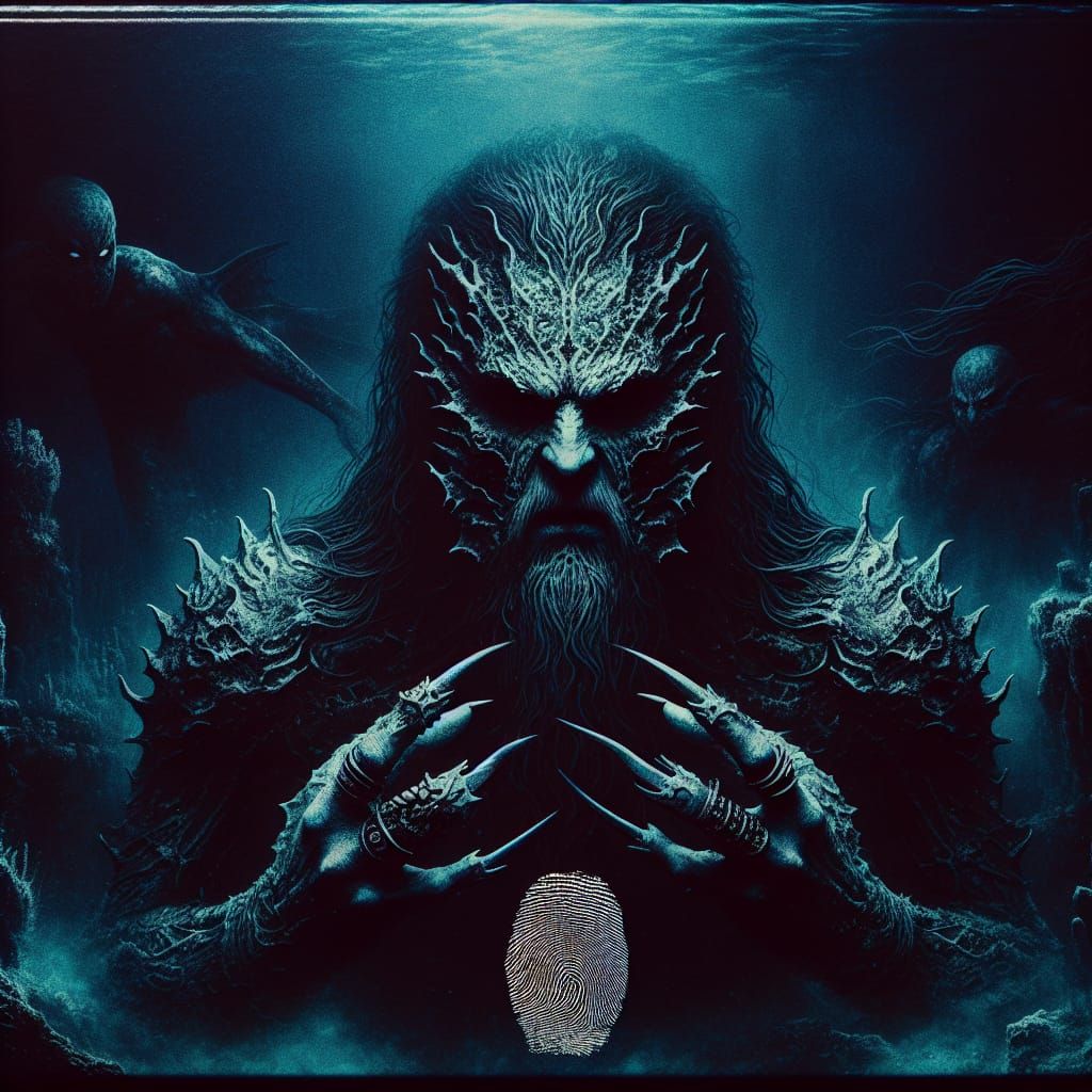 Death Metal Merman Album Cover Art