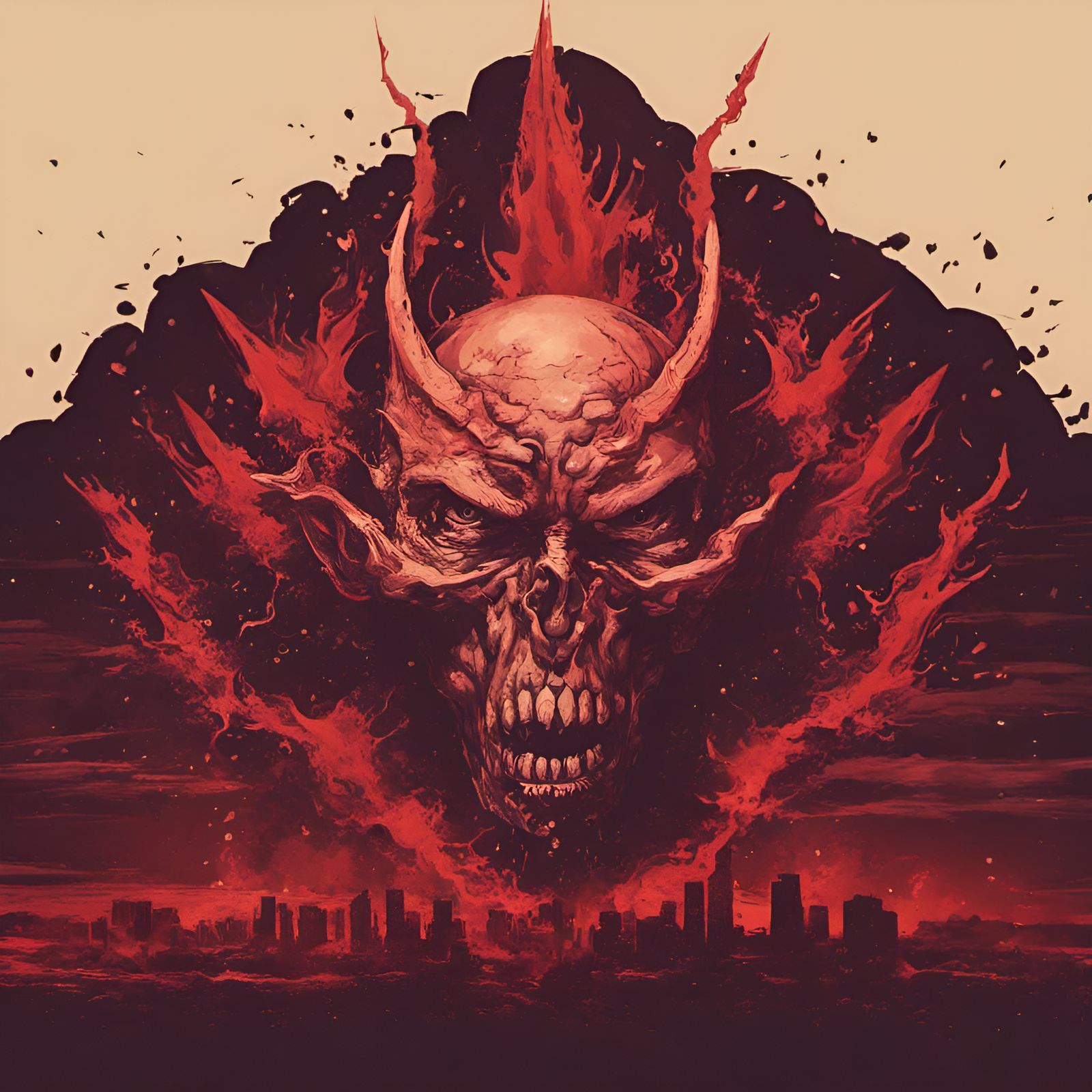 Infernal Sky: Explosions and Satanic Eyes