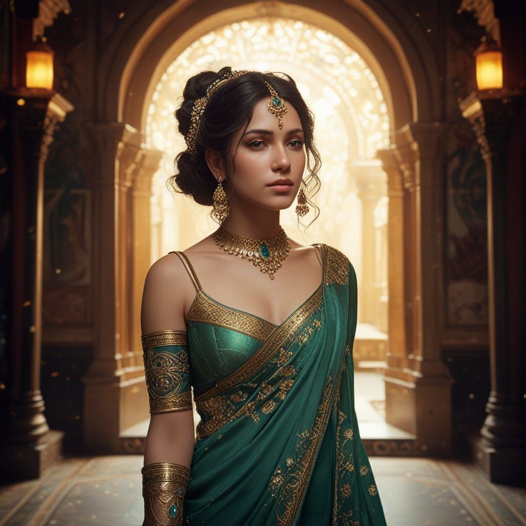 The elegant lady of the castle