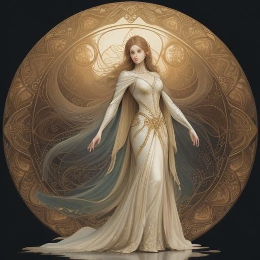 Fantastical Hybrid Creature in Dreamscape: Mythic Realism