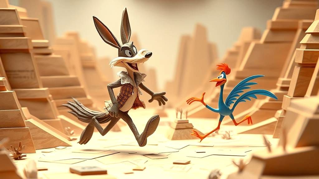 WILE COYOTE AND ROADRUNNER