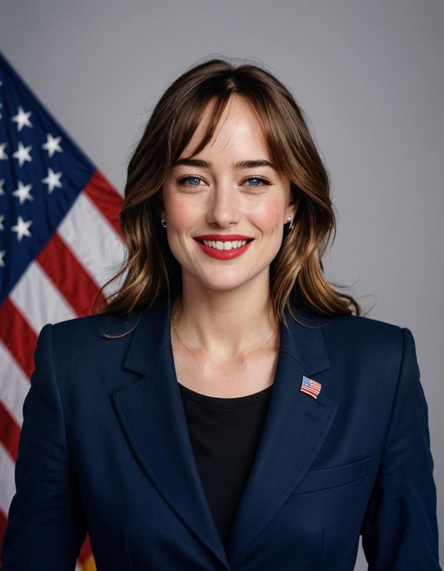 Dakota Johnson as Vice President in Digital Art