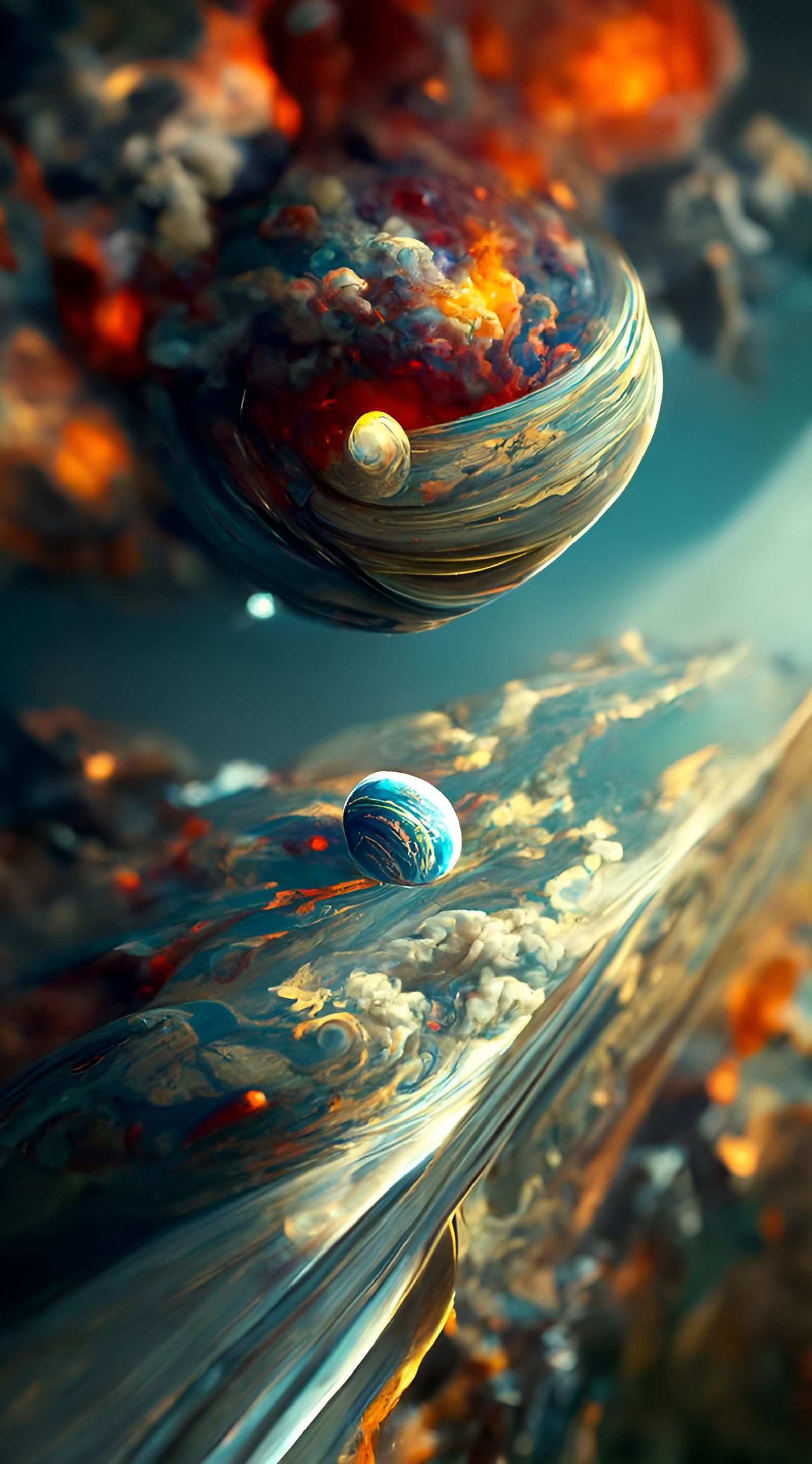 Spectacular Hubble Telescope View of Colorful Gas Giants