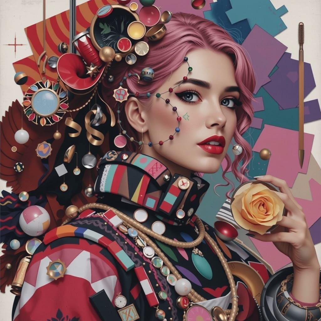 Golden Sand Spirals in Desert Sunset