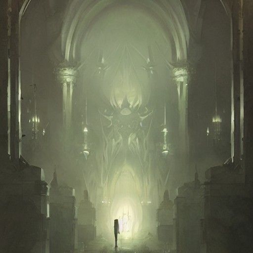 Sinister Eternal Slumber, Gothic Fantasy Art